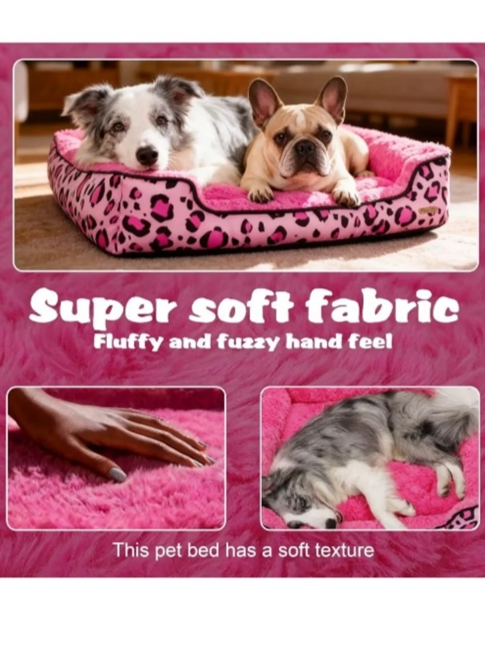 RECTANGLE DOGS & CATS PET BEDDING (18.9
